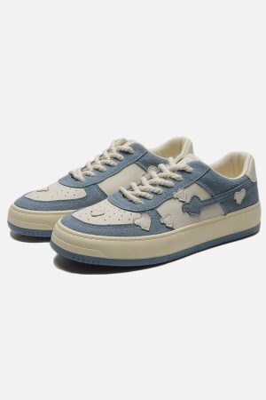 Concert Outfit Color Contrast Heart Design Casual Shoes