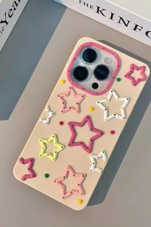 Concert Outfit Colourful Star Phone Case