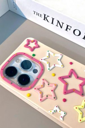 Concert Outfit Colourful Star Phone Case