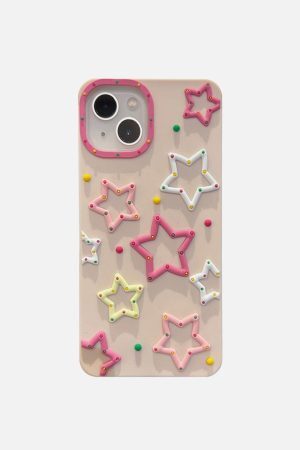 Concert Outfit Colourful Star Phone Case