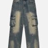 Concert Outfit Curved Patchwork Jeans