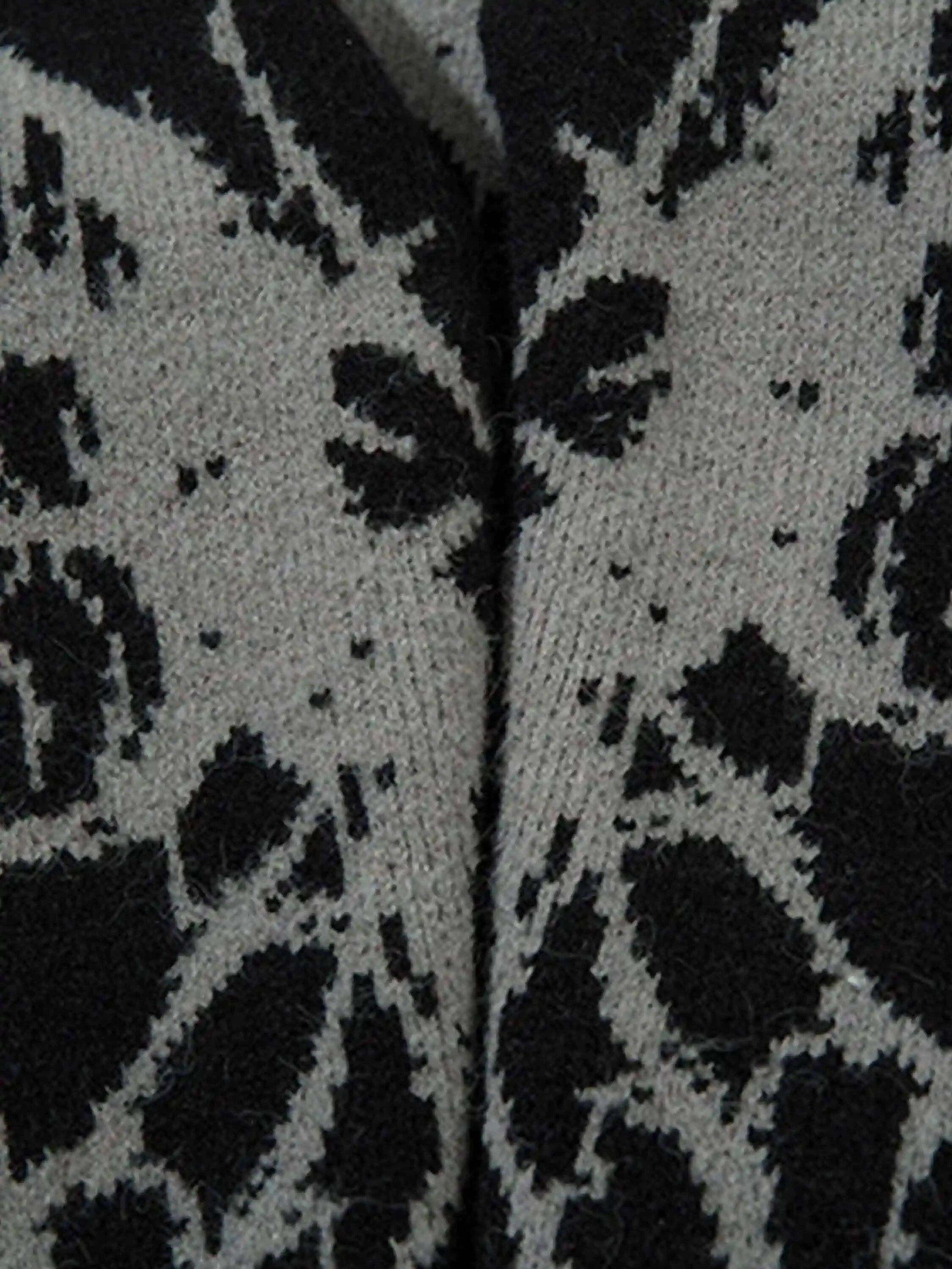 Concert Outfit Dark Spider Web Zipper Stand Collar Cardigan