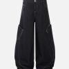 Concert Outfit Deconstructed Cheetah Print Baggy Barrel Jeans