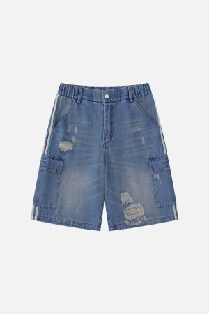 Concert Outfit Discreet Side Pockets Jorts