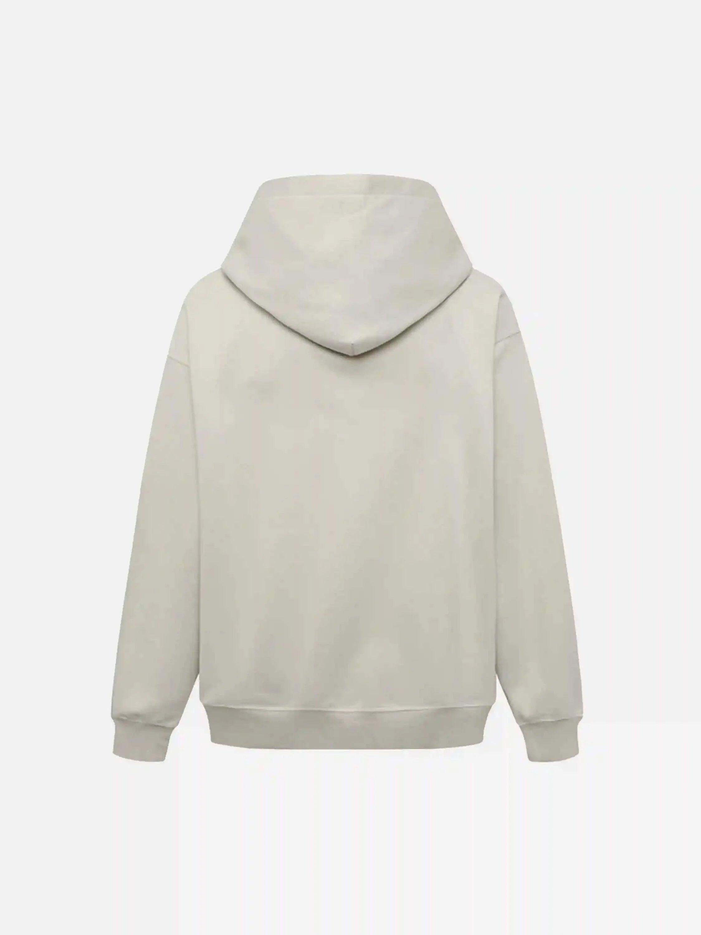 Concert Outfit Distressed 3D Steel Print Hip-Hop Pullover Hoodie