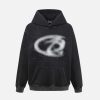 Concert Outfit Distressed 3D Steel Print Hip-Hop Pullover Hoodie