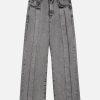 Concert Outfit Distressed Patchwork Jeans