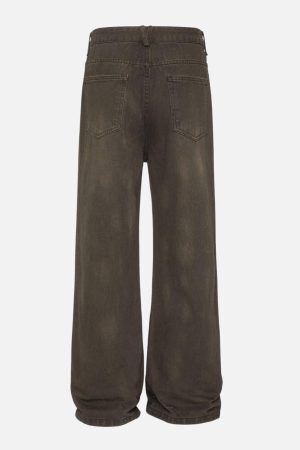 Concert Outfit Distressed Washed Jeans