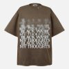 Concert Outfit Distressed Washed Ripped Tee