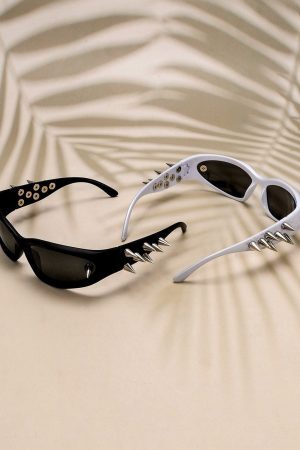 Concert Outfit Edgy Punk Spike Sunglasses