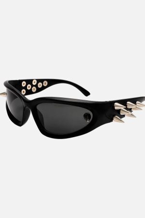 Concert Outfit Edgy Punk Spike Sunglasses