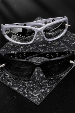 Concert Outfit Edgy Punk Spike Sunglasses