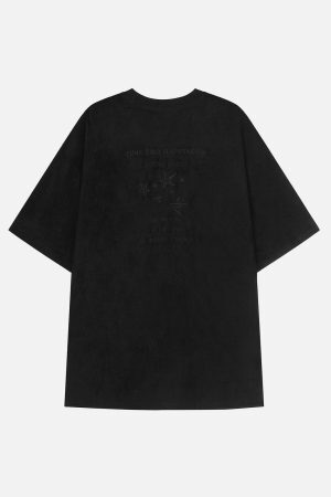 Concert Outfit Embroidery Thorns Star Print Tee