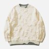 Concert Outfit Fake Two 3D Star Graphics Sweater