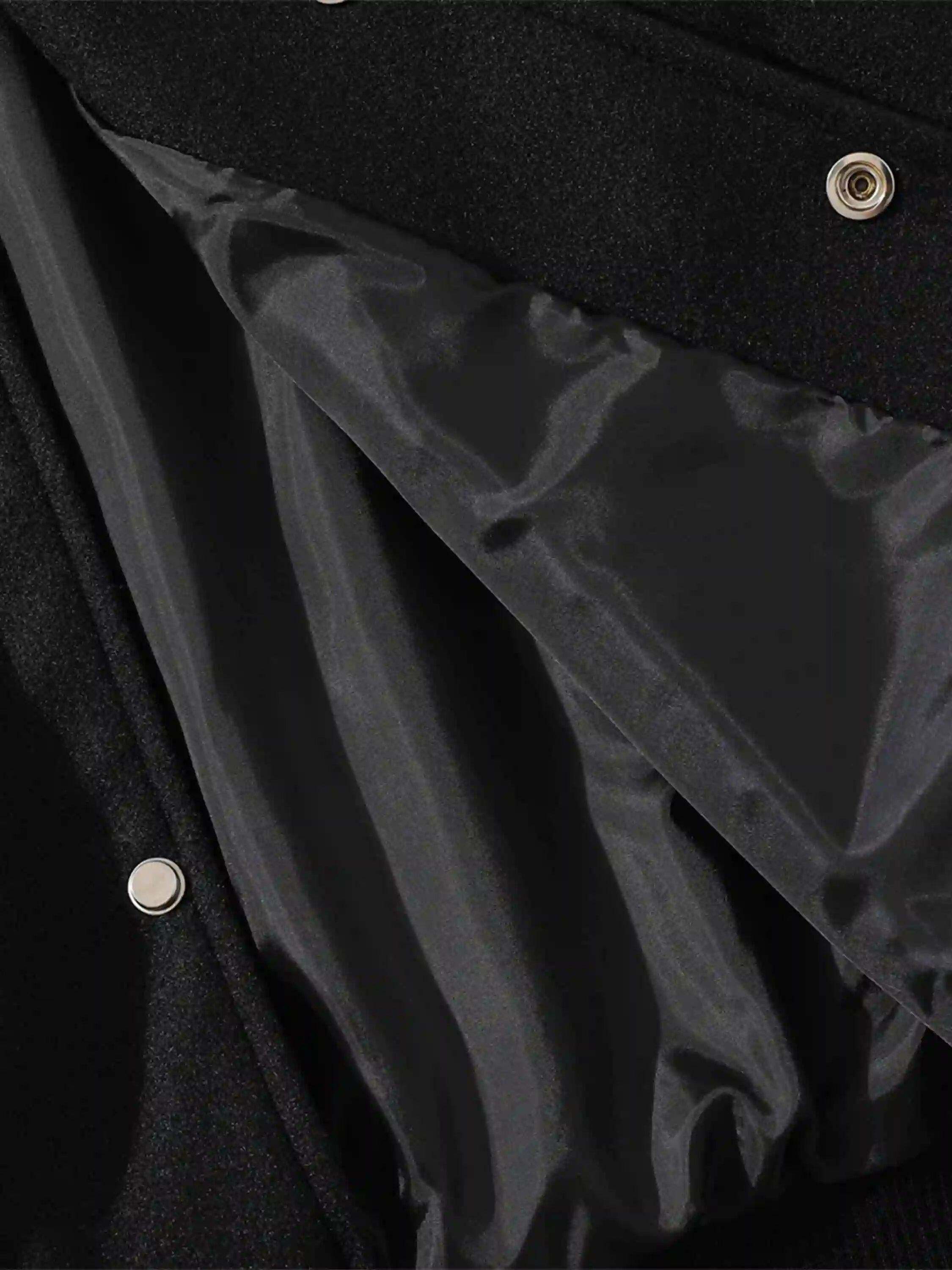 Concert Outfit Flocking Embroidery Baseball Jacket