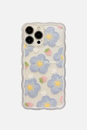Concert Outfit Flowers & Strawberries iPhone Case