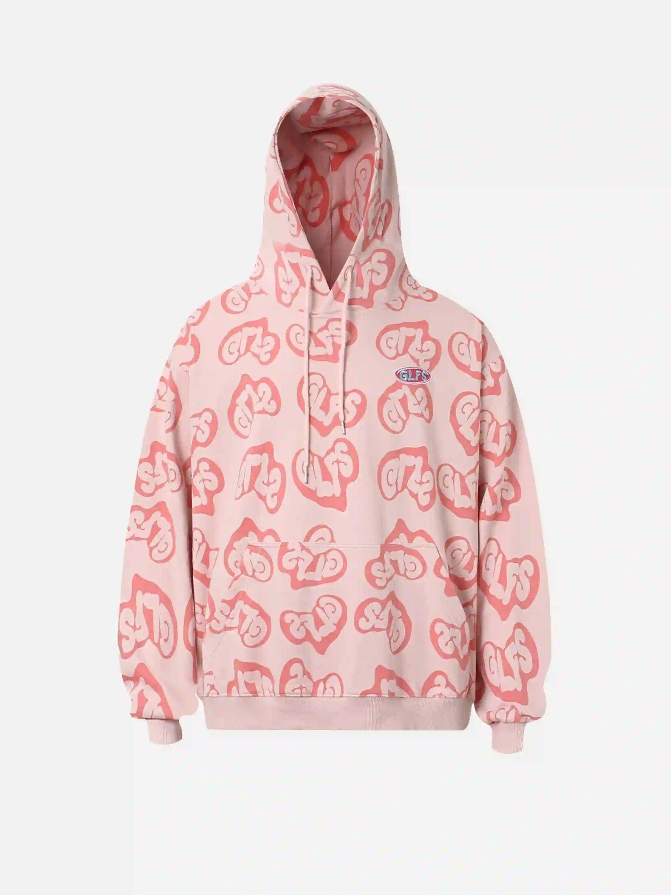 Concert Outfit Foam Heart Hoodie