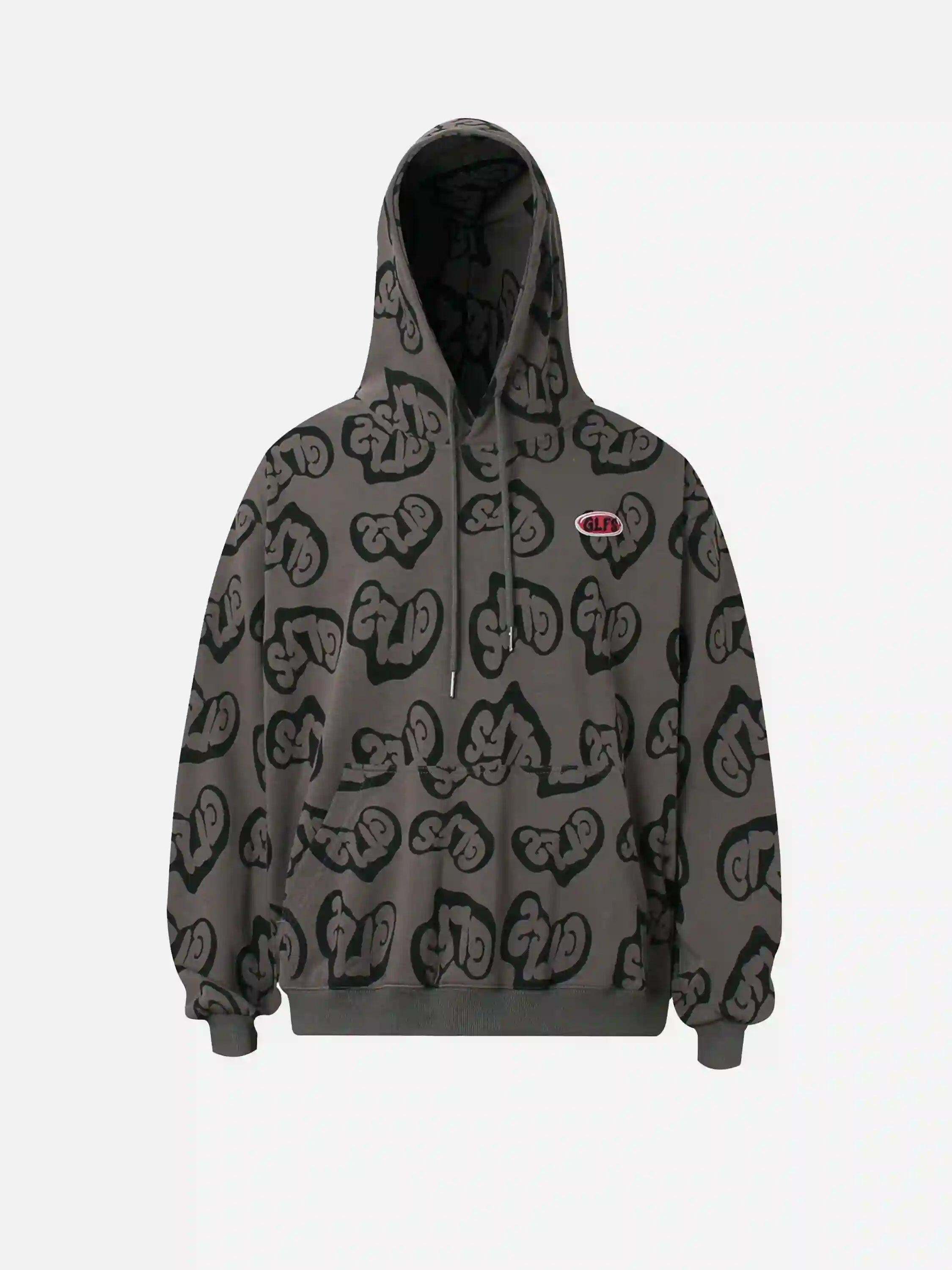 Concert Outfit Foam Heart Hoodie
