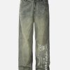 Concert Outfit Fringe Pocket Jeans
