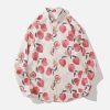 Concert Outfit Fruit Print Long-Sleeved Shirt
