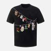 Concert Outfit Fun Cartoon Print T-Shirt