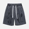 Concert Outfit Graphic Print Drawstring Shorts
