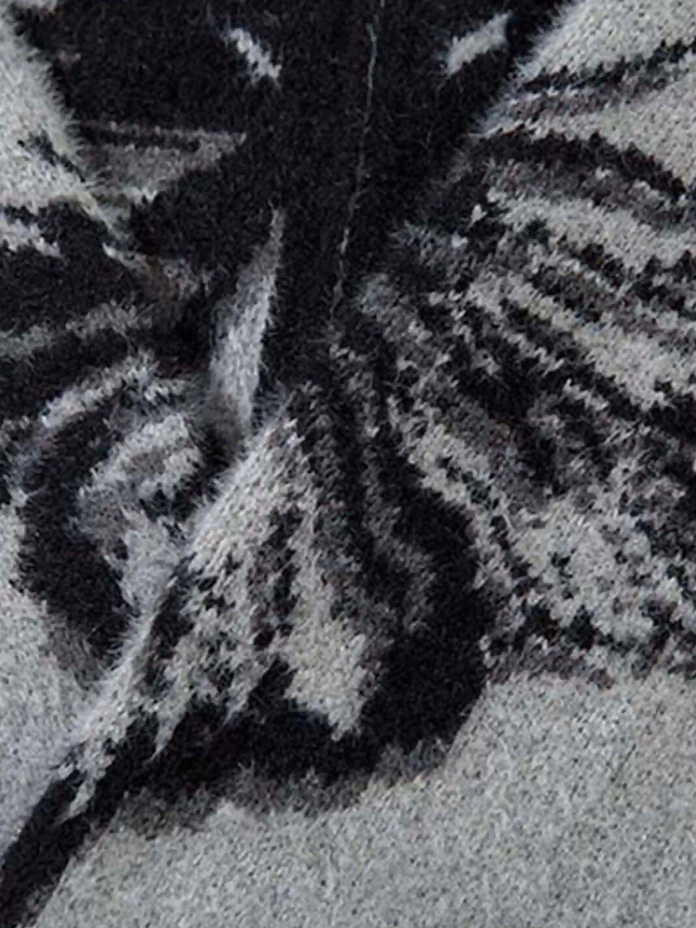 Concert Outfit Hand-Painted Butterfly Mohair Jacquard Cardigan