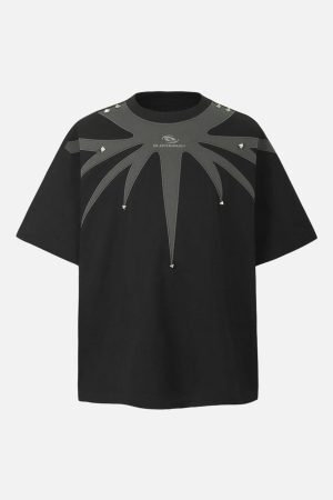 Concert Outfit Heavy CleanfitEmbroidery T-Shirt