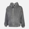 Concert Outfit Heavyweight Batik Washed Distressed Hoodie