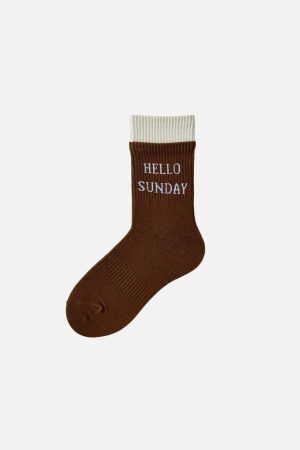 Concert Outfit HELLO SUNDAY' Socks