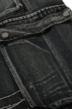 Concert Outfit High Street Embroidery Hip-Hop Jeans