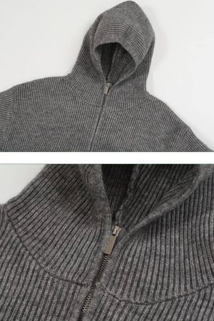 Concert Outfit High Street Half-Zipped Personality Sweater