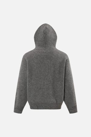 Concert Outfit High Street Half-Zipped Personality Sweater