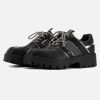 Concert Outfit High Street Hip Hop Metal Design Leather Shoes