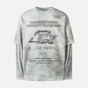 Concert Outfit High Street Hip-Hop Patchwork Long-Sleeved T-Shirt