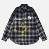 Concert Outfit High Street Hip Hop Spray Print Shirt