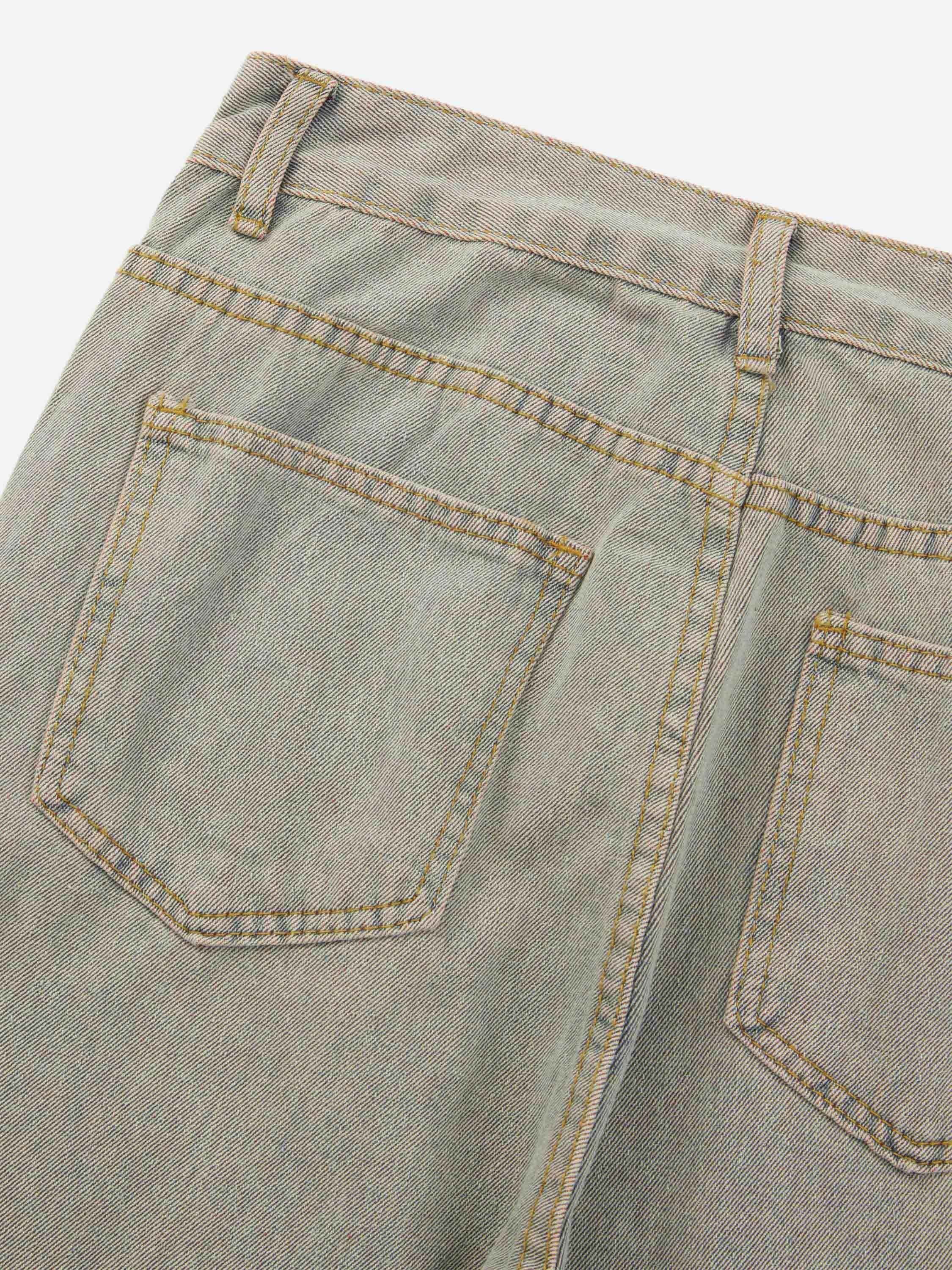 Concert Outfit High Street Versatile Denim Jeans