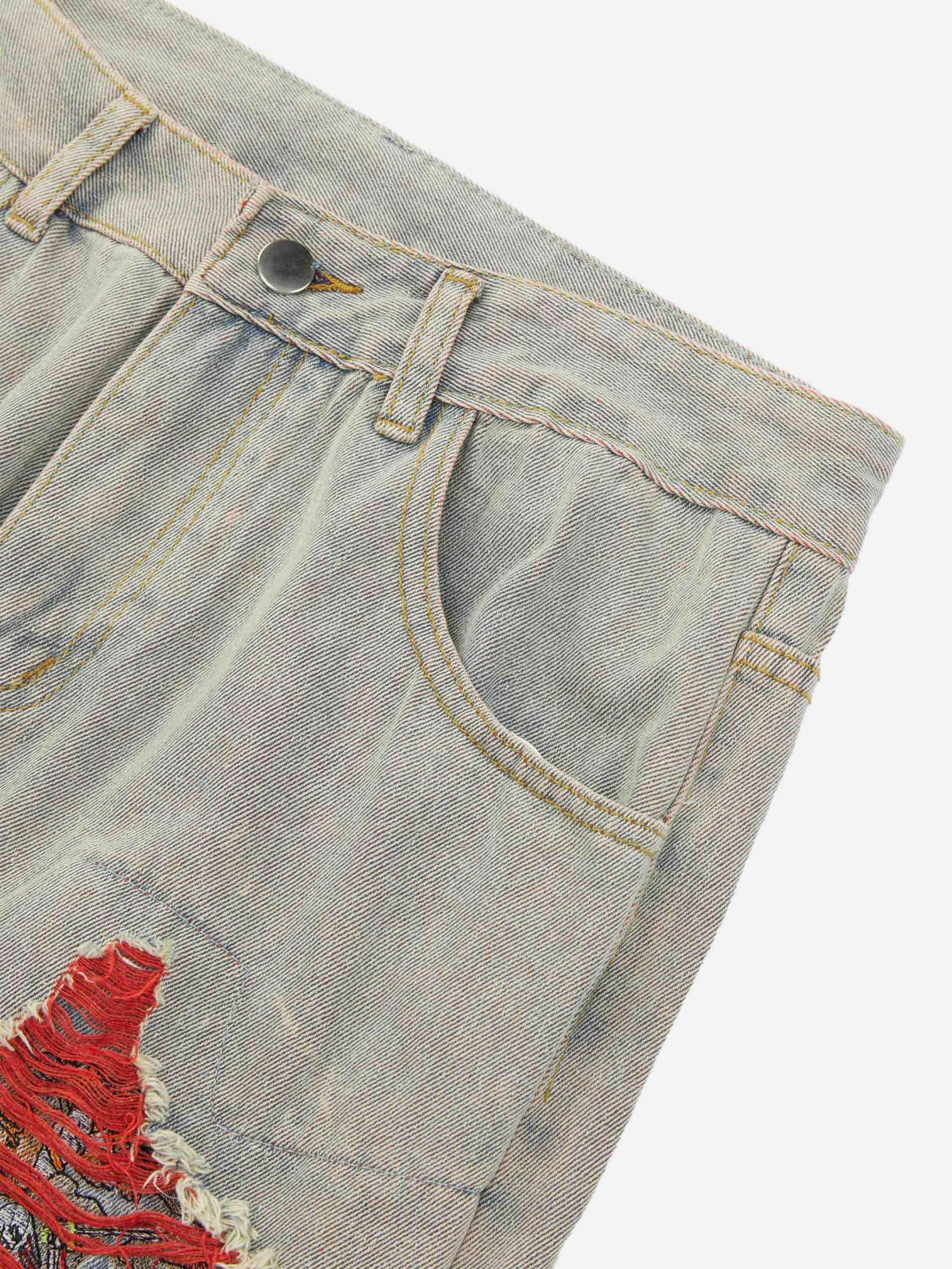 Concert Outfit High Street Versatile Denim Jeans