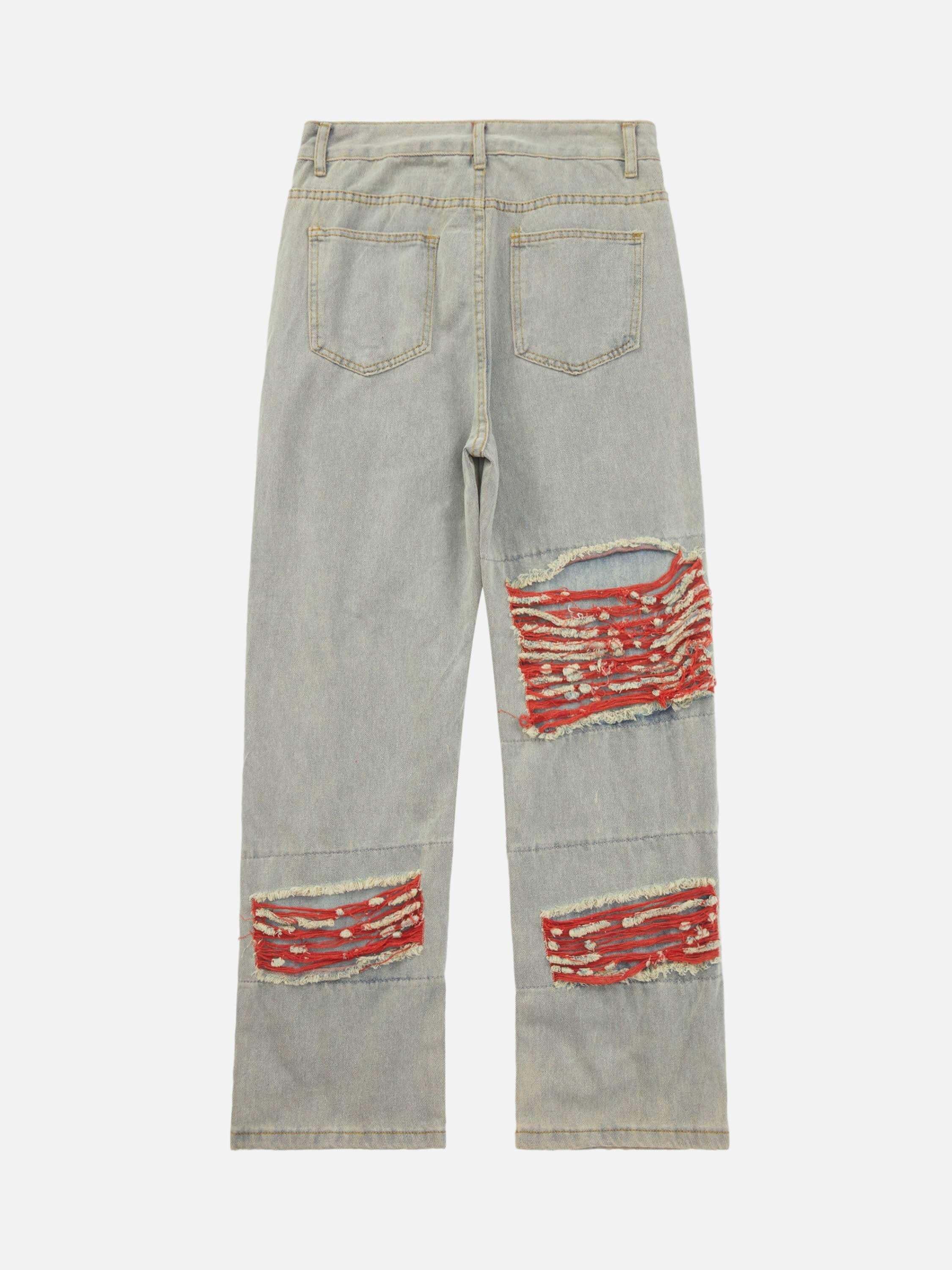 Concert Outfit High Street Versatile Denim Jeans