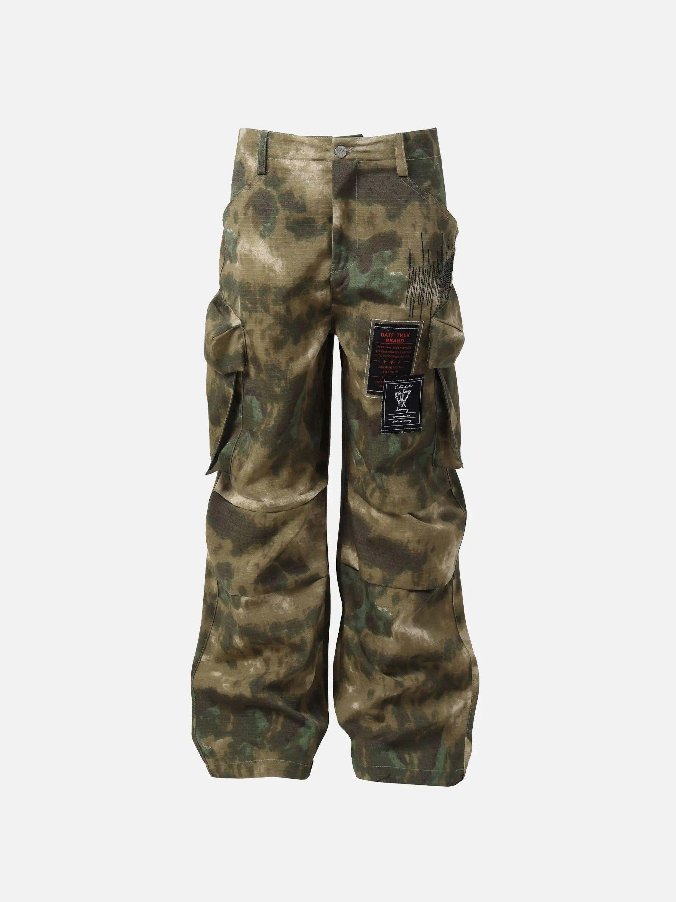Concert Outfit High Street Vibe Camouflage Overalls