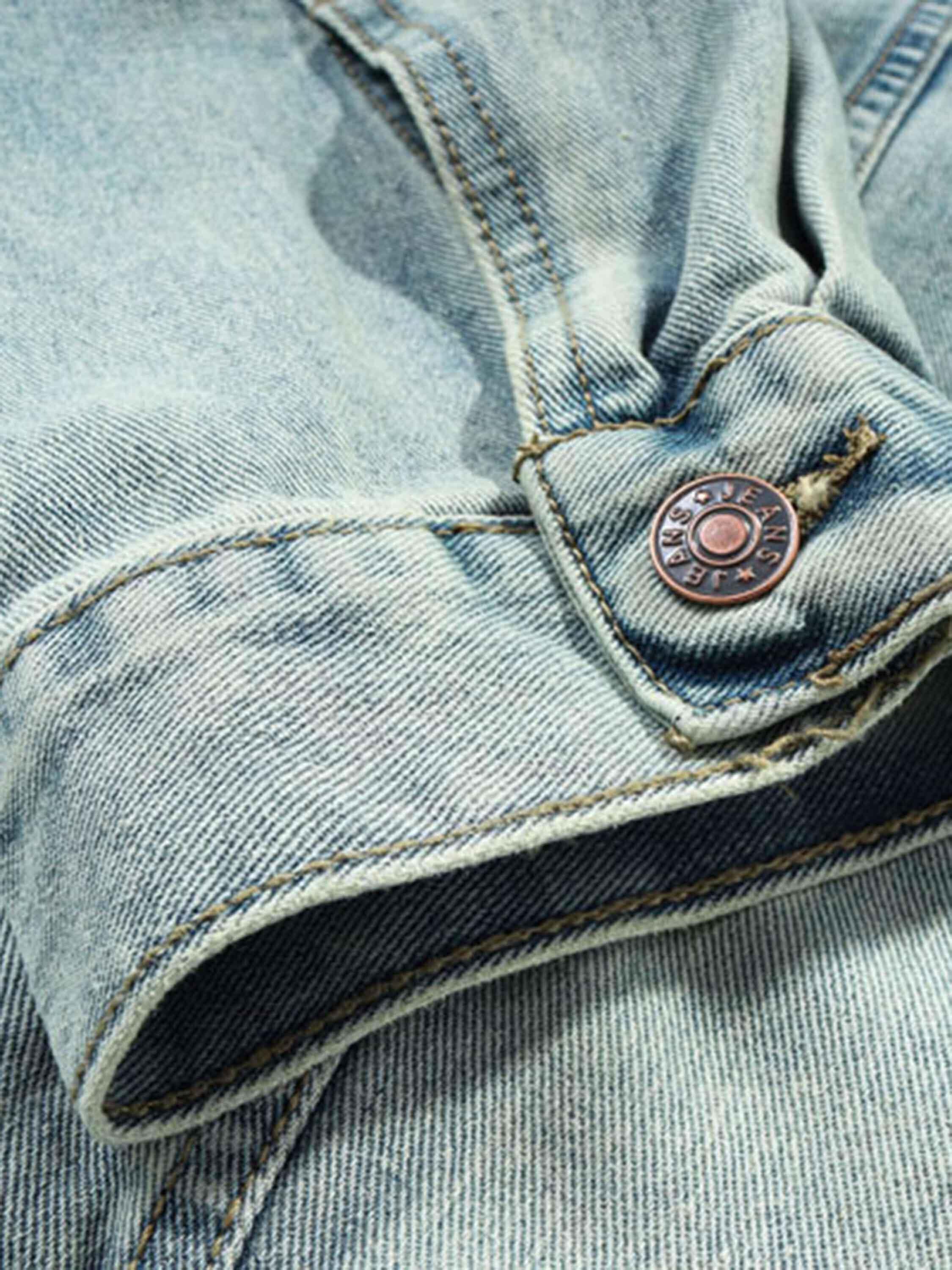 Concert Outfit High Street Washed Denim Hoodie