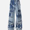 Concert Outfit High Street Washed Distressed Work Jeans