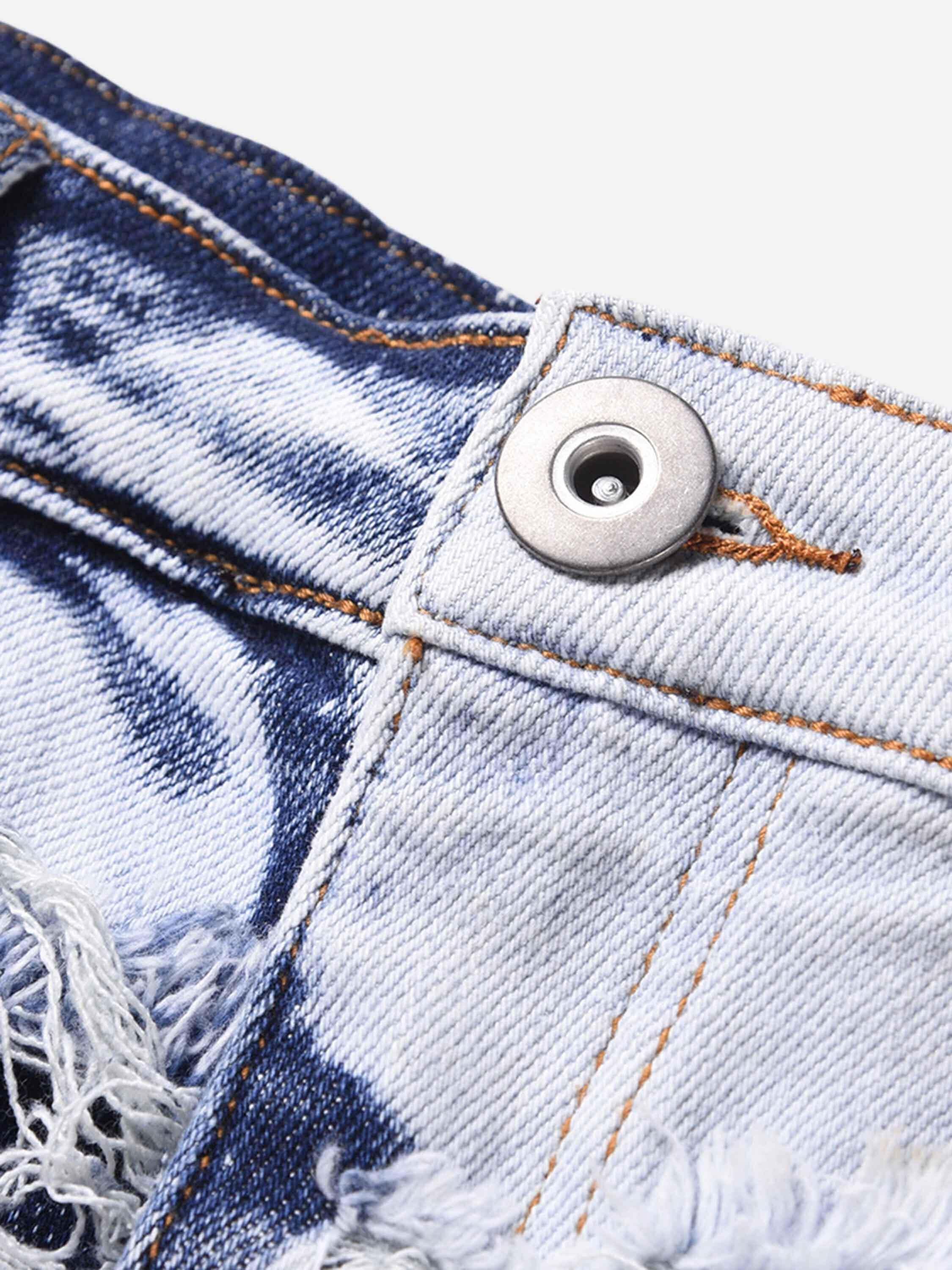 Concert Outfit High Street Washed Slim Fit Jeans