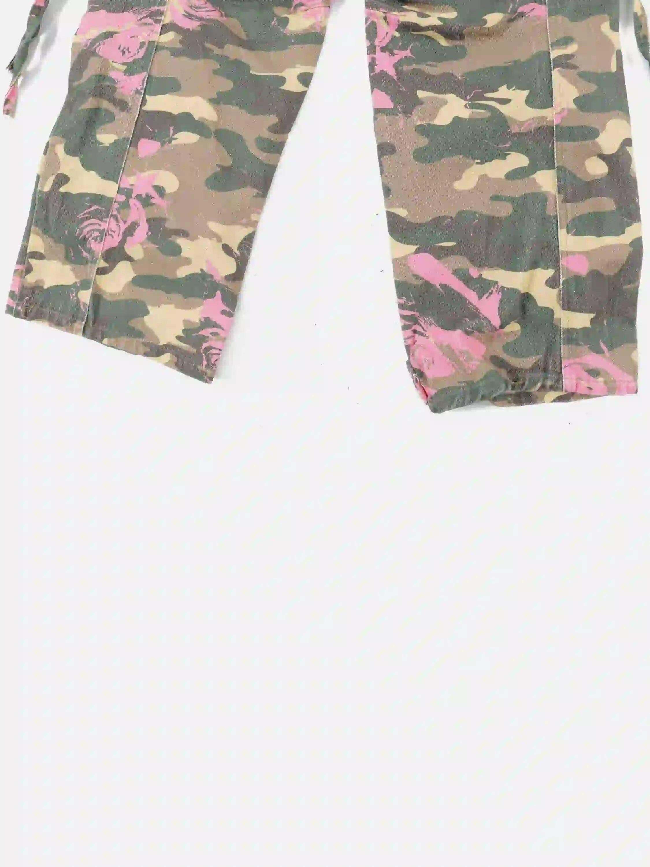 Concert Outfit Hip-Hop Camouflage Cargo Pants with Multi-Pockets