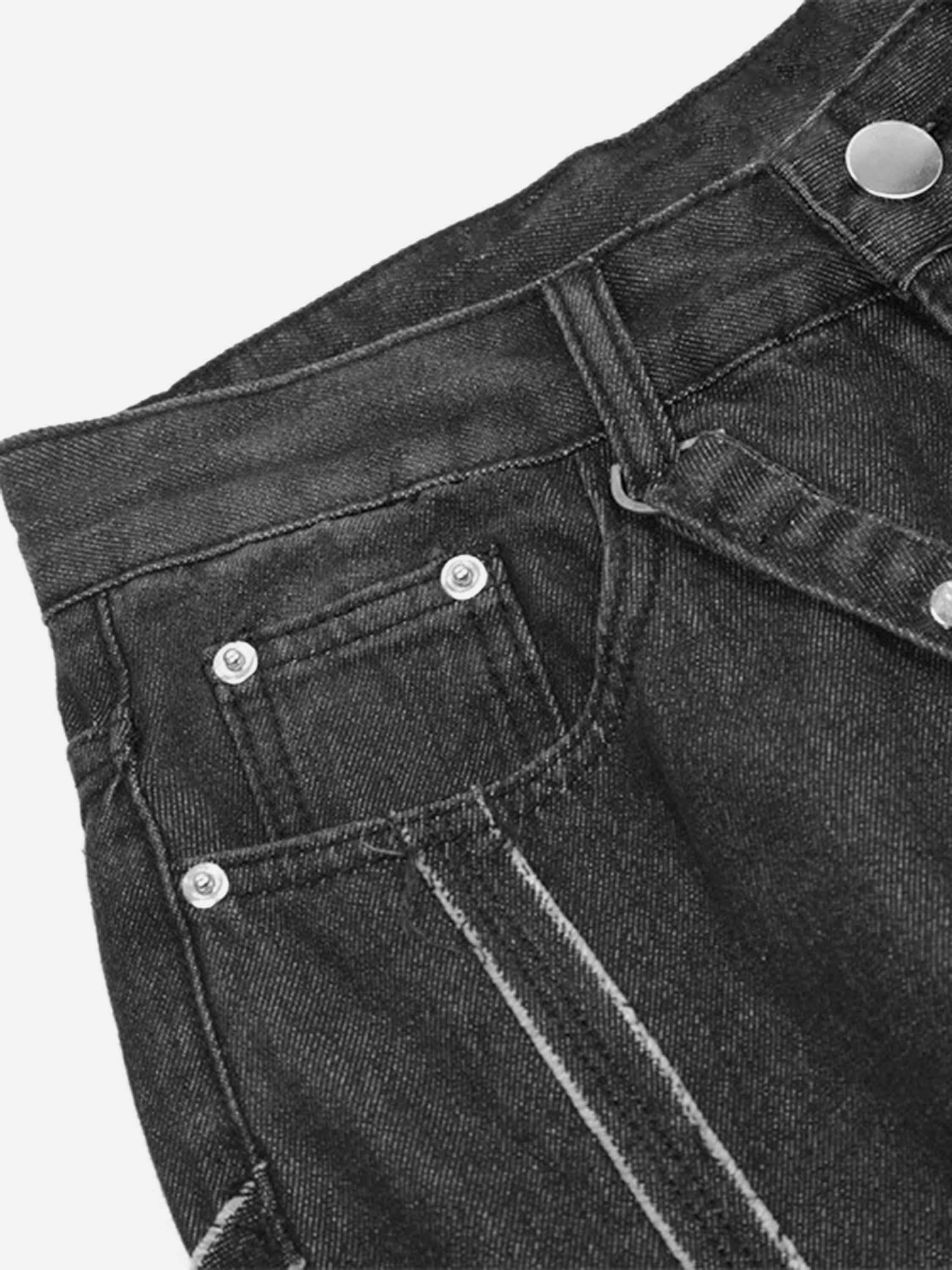 Concert Outfit Hip-Hop High Street Spider Web Jeans