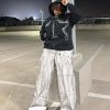 Concert Outfit Hip-Hop Style Painted Dirty Jeans
