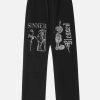 Concert Outfit Hot Diamond Craft Design Print Pants