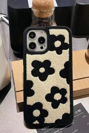 Concert Outfit Korean Plush Charm iPhone Case