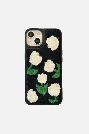 Concert Outfit Korean Plush Charm iPhone Case