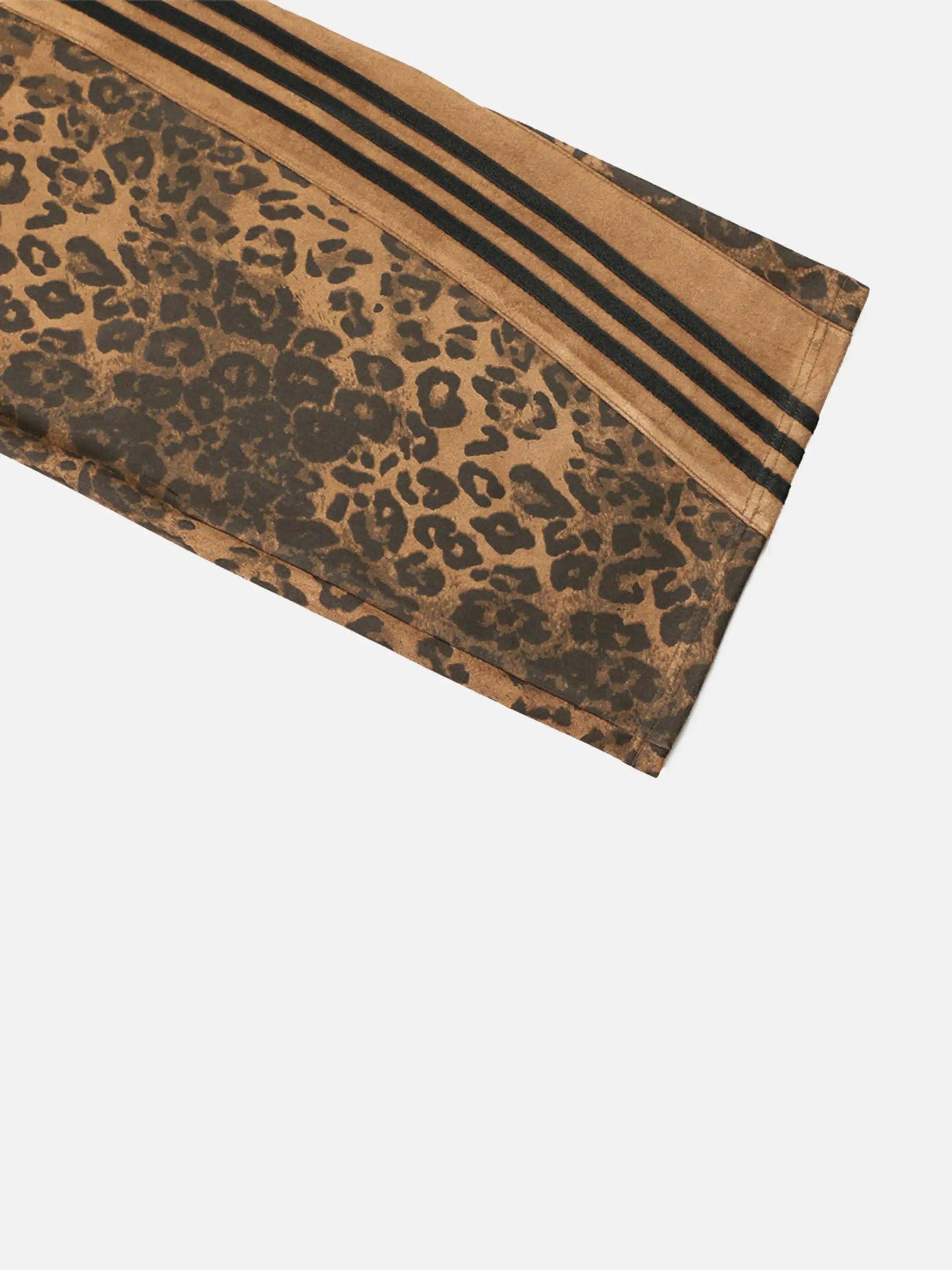 Concert Outfit Leopard Stripe Sweatpants